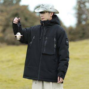 新款棉服羽绒棉保暖连帽加厚冬装情侣装韩版宽松棉袄MY8855-P105图片
