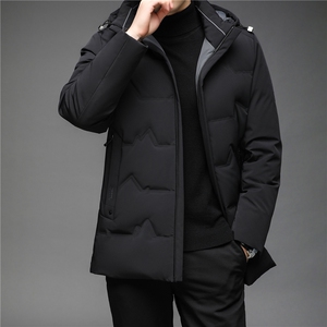 B7131钱塘2020-2羽绒服90白鸭绒可脱卸帽男装羽绒服P300图片