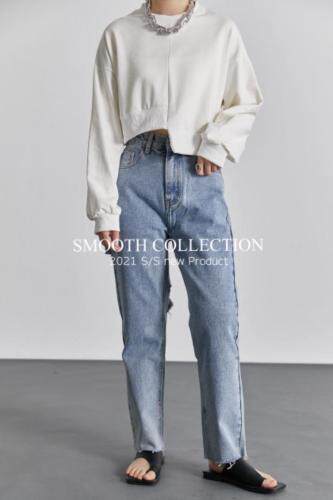 设计感左右不对称卫衣三个色，女装卫衣/绒衫，SMOOTH