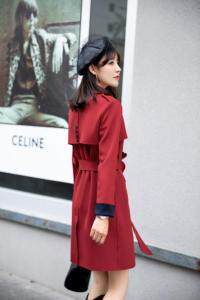 春装订货款：空气层面料休闲外套风衣M到XXL，女装风衣，拉思维加丝