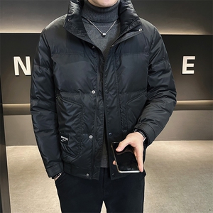 2025新款羽绒服男冬季外套短款保暖连帽外套 A313-6310-P165图片