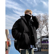冬季新款设计款假两件棉衣男立领时尚加厚M8205-P110，男装棉衣，星座1109-3