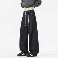 A129-K969P40特批松紧腰原牛在仓现货，男装牛仔裤，电商A129