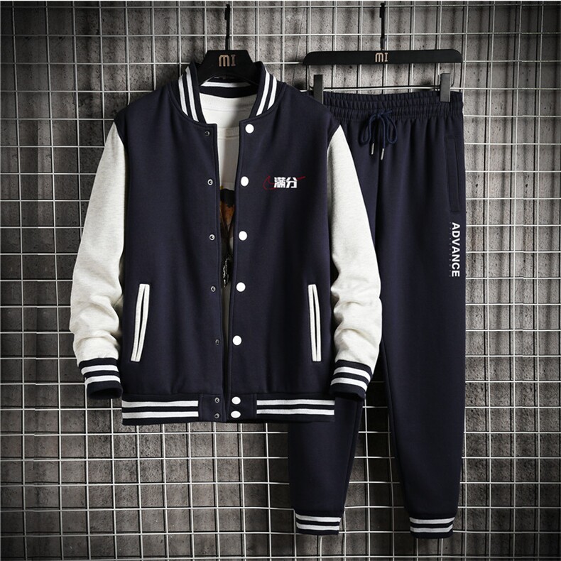 2025秋季新款棒球服运动装情侣学生大码班服XZ102A-4-8618-P95,女装职业装,星座211-2