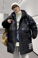 港风2026冬季新款白鸭绒中长款连帽羽绒服男XZ109-Y2222-P218,男装羽绒服,星座109