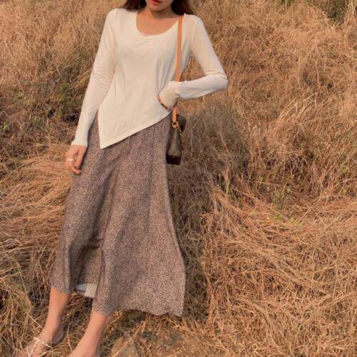 【现货】设计款下摆不对称T，女装，郭郭家