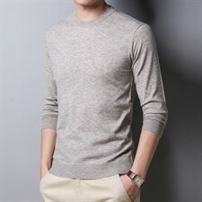 BJY0865冬季新款男士圆领毛衣针织打底衫男装保暖P50，男装针织衫/毛衣，电商B360