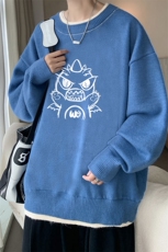 假两件毛衣男大码加绒针织衫男毛线衣M80361-P55加绒P70，男装针织衫/毛衣，电商A040