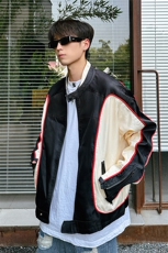 B221美式ins高街暗黑痞帅型男机车服外套上衣SY2306-P90控118，男装夹克，电商B221