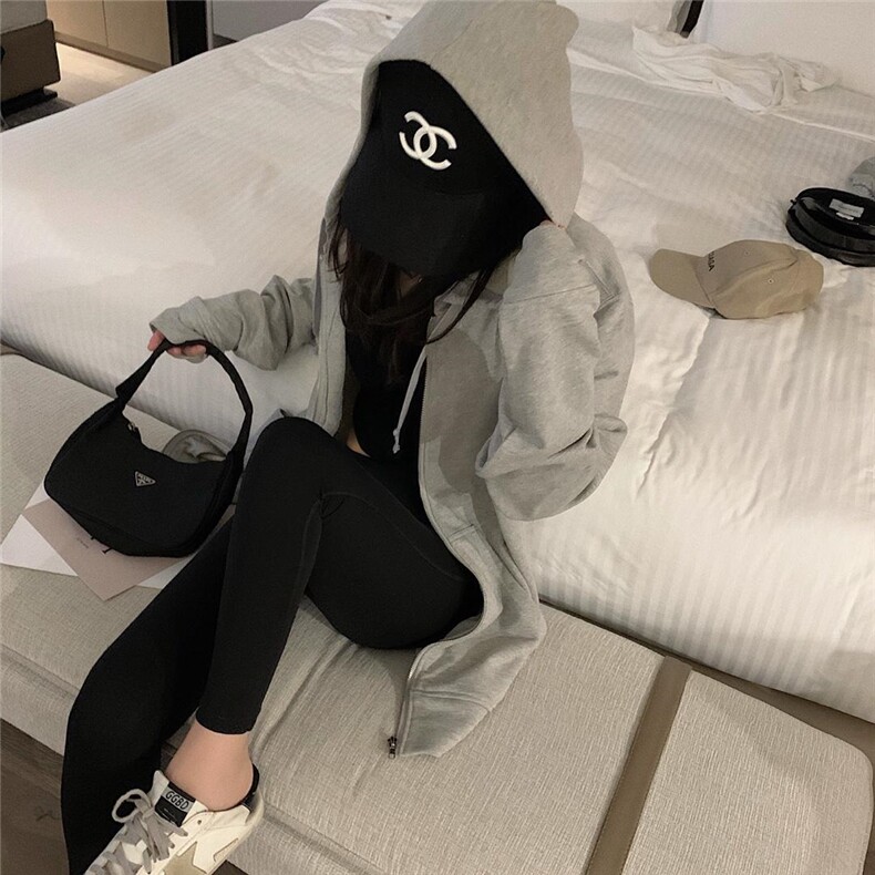 86132ro宽松卫衣开衫，女装卫衣/绒衫，XTZ style