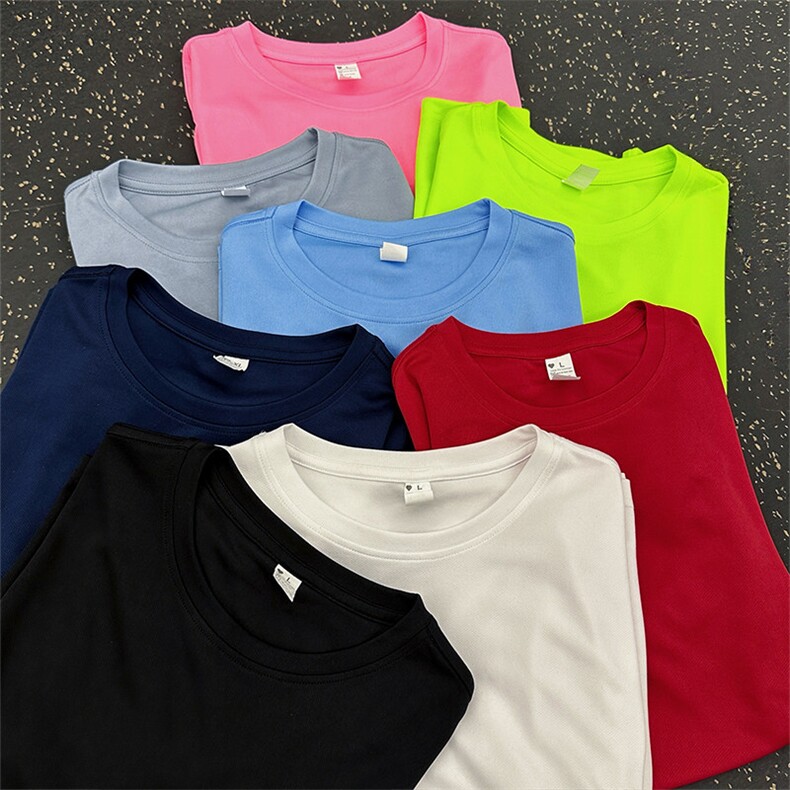 备货10W件2026夏季新款速干透气大码T恤DT6296特P9.5建议零售价38，男装T恤，电商A001-1