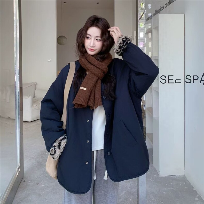 2025年秋季时尚百搭通勤简约休闲复古提花双面外套，女装毛呢外套，湘姗