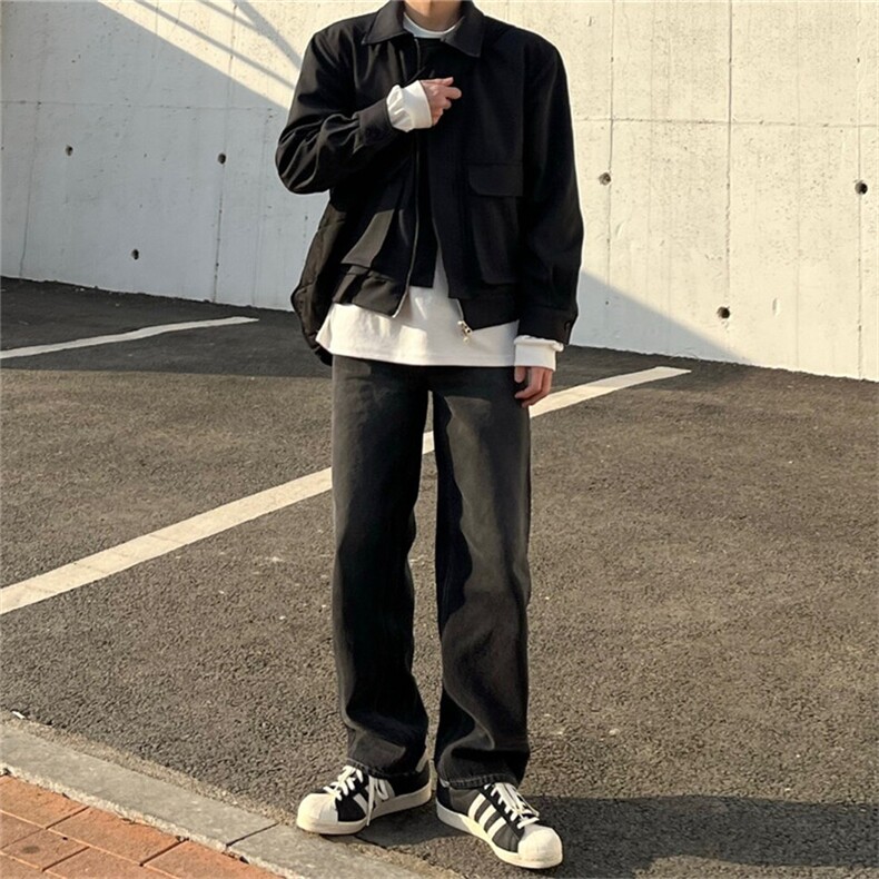 816B-JK106-P110春季韩版男士短款翻领休闲拉链外套韩设计款潮,男装夹克,星座816B