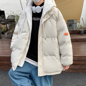 男士假两件棉衣男冬季加厚棉服情侣款棉袄连帽潮A266-WT08-P65图片