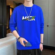 现货一件2023休闲男士印花圆领卫衣大码打底衫F171，男装T恤，星座1816-2（原1210–2）