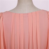 时尚优雅气质女装连衣裙修身显瘦百搭雪纺衫甜美淑女风上衣，女装连衣裙，贵人树