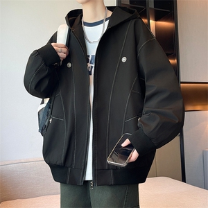 XZ102B-1春秋季宽松/连帽休闲外套潮夹克JK2537-P85图片
