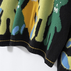 2025年秋季套头时尚百搭休闲小熊圆领羊绒衫，女装羊绒衫，戎美山