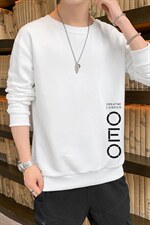 跑量卫衣男22秋季打底上衣潮流韩版宽松T恤时尚百搭长袖W002，男装卫衣，星座815-2