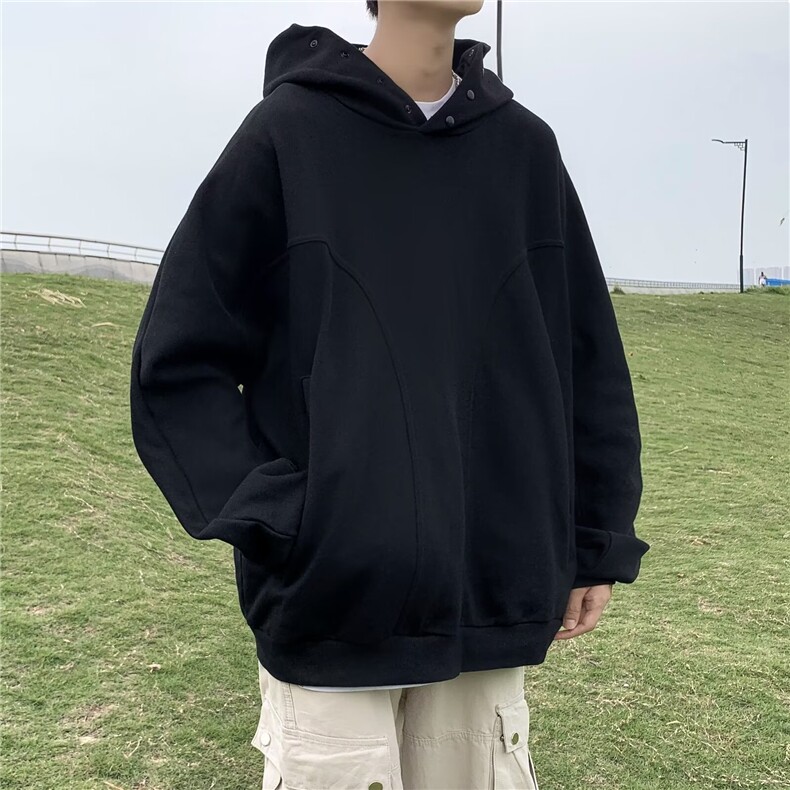 重磅卫衣男生2024年秋冬季美式痞帅帽衫衣服连帽外套男款2110P56,女装短外套,星座410-2