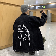 大货2025秋季情侣牛仔夹克港风男士大码宽松外套JK805-P68，男装夹克，星座1103-3