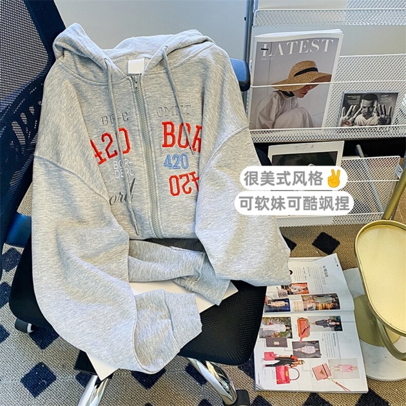 潮牌卫衣设计感上衣秋冬韩版宽松卫衣E611-P40图片