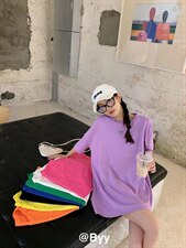 （现货）夏季彩色大版T，其它，佰依缘儿