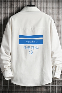 CS15033-P38 加绒款-P48 长袖衬衫男士大码宽松衬衣男寸衫 网格图片