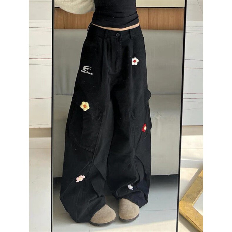纯棉花朵刺绣工装牛仔裤ZK0377-P68,男装牛仔裤,星座313A(原308A-2)