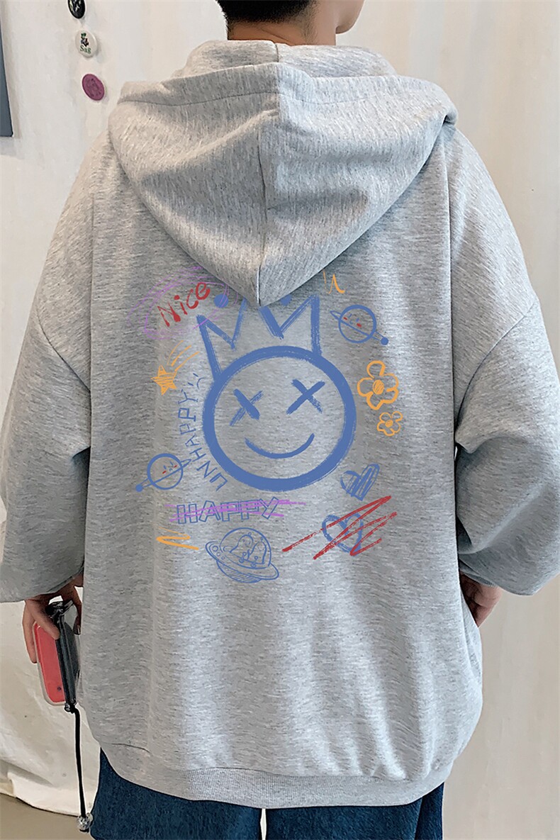 KS21180-P38加绒-P43连帽开衫卫衣男运动外套大码班服,男装卫衣,电商A040