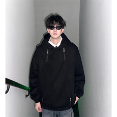 视频图-潮牌设计感连帽卫衣男宽松情侣上衣8082-P48，男装卫衣，电商B380（原B361）