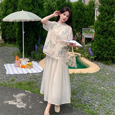 夏季半身裙时尚三件套女，女装套装/套裙，浙宝069