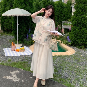 夏季半身裙时尚三件套女图片