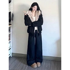 [网图]座山雕毛领冬季棉服女夹棉加厚外套5D4092-TP100178，男装棉衣，电商A102