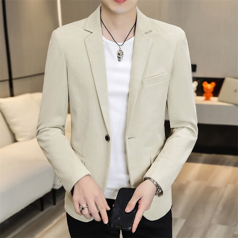 XZ8598P85新款灯芯绒休闲西装男外套韩版修身单西服上衣潮流韩版，男装西服，星座510A-2
