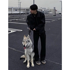 cleanfit黑色美式痞帅皮衣外套男春季短款高级感机车服潮牌皮夹克，男装夹克，星座1213