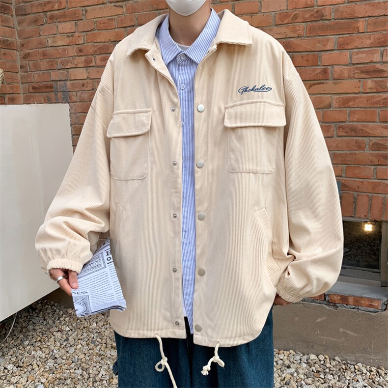 美式复古vintage外套男休闲潮牌工装灯芯绒夹克上衣服JK021-P48,男装夹克,星座308B-1