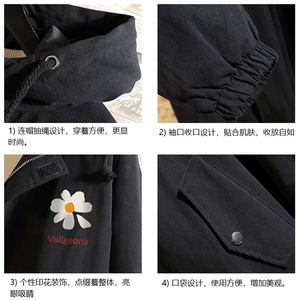 JK41059-P85 加棉款-P115 纯棉连帽夹克男士大码工装夹克男 砖墙图片