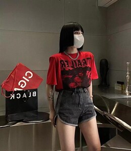 夏季印花复古T图片