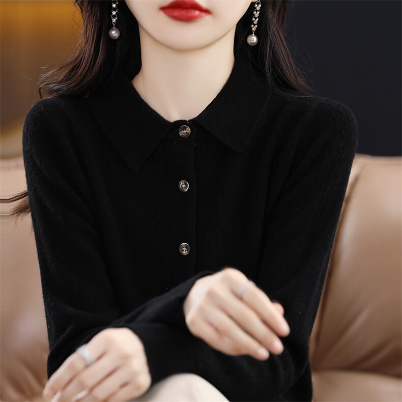 2024年秋季休闲/淑女时尚大气柔软百搭羊毛衫女,女装羊毛衫,牧雅羊绒