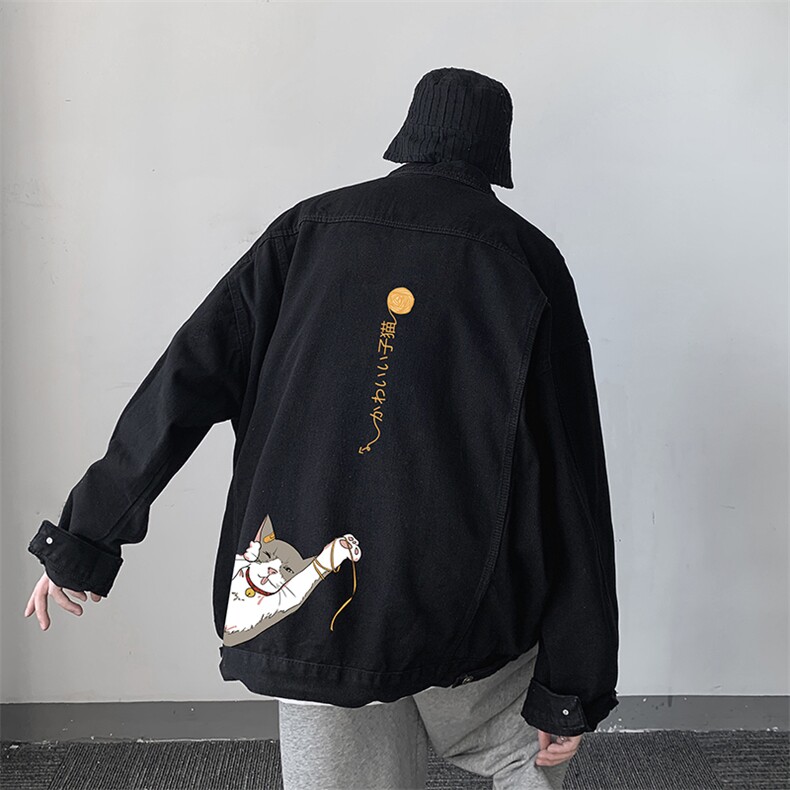 牛仔夹克男大码牛仔外套男茄克NJ77013-P60,男装夹克,电商A040
