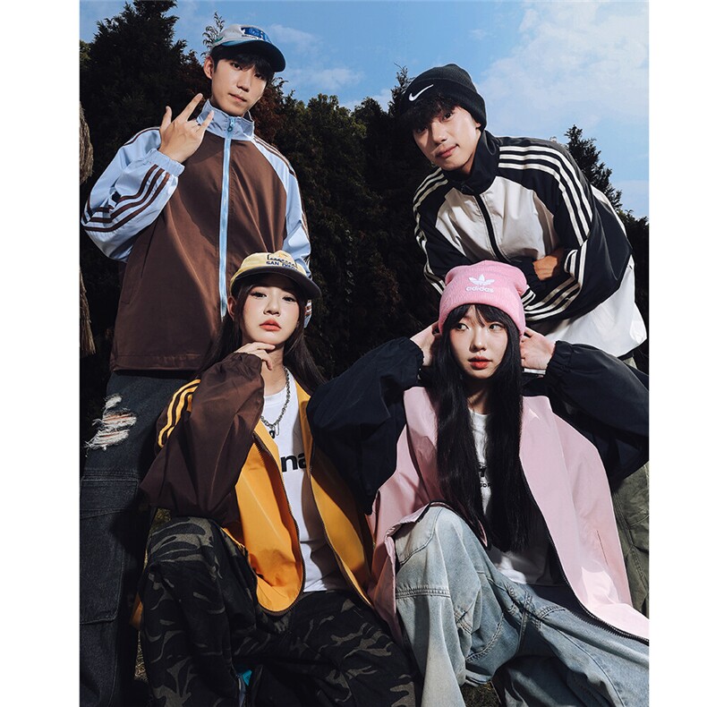 特批2025港风多模条纹织带插肩袖翻领夹克TPF520P58控98，男装夹克，电商A247