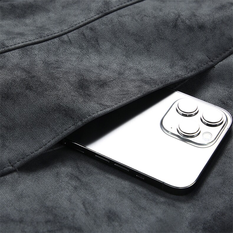 A178-YH38JM-P80加棉棒球领皮夹克男新款美式复古休闲皮衣外套,男装夹克,电商A178
