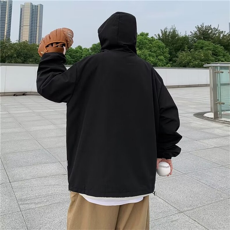 日系机能风冲锋衣外套男春秋牌高街休闲宽松情侣款夹克JK8720-p59,男装夹克,星座1008-1