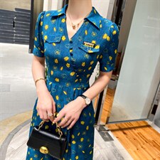 现货，夏季连衣裙，女装连衣裙，锦豪达