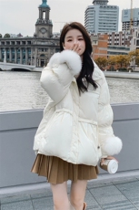 韩版纯欲风简约村色小设计棉衣287-F2256-P170-K268，女装棉衣/棉服，2B190