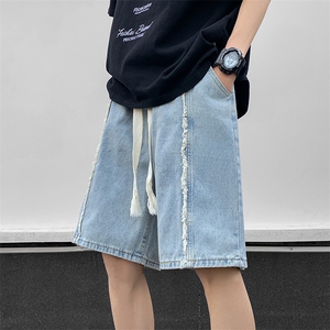 高街短裤男夏季百搭外穿运动裤港风潮牌宽松休闲五分裤子图片