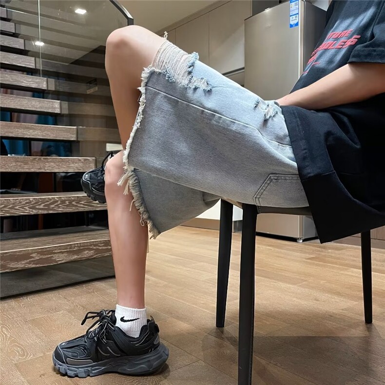 青春流行ins男直筒水洗牛仔裤P36,男装牛仔裤,星座1116-2