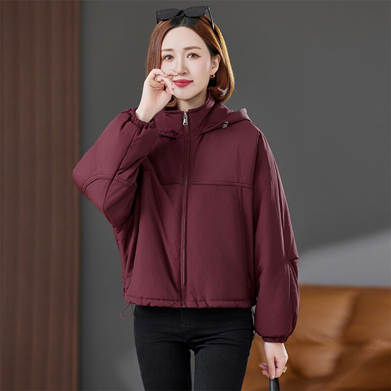 棉衣棉服女2024新款秋冬小个子休闲大码胖mm棉衣外套妈妈洋气,女装棉衣/棉服,丽影随形