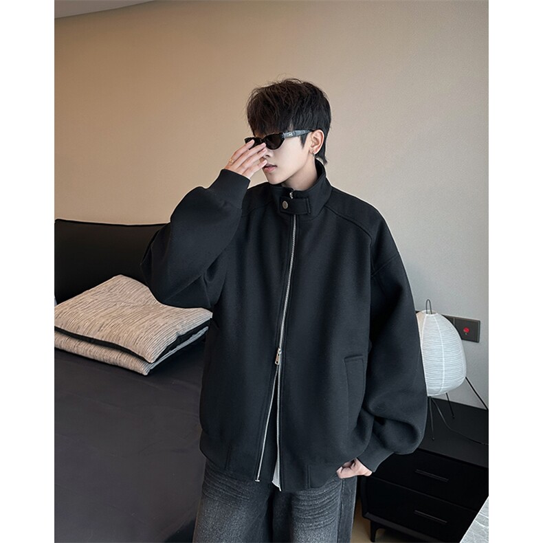 F529P72秋冬男装夹克简约百搭休闲外套男装上衣薄,男装夹克,星座512-6